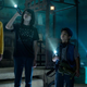 Lucky, Trevor, Podcast and Phoebe in Ghostbusters Afterlife.